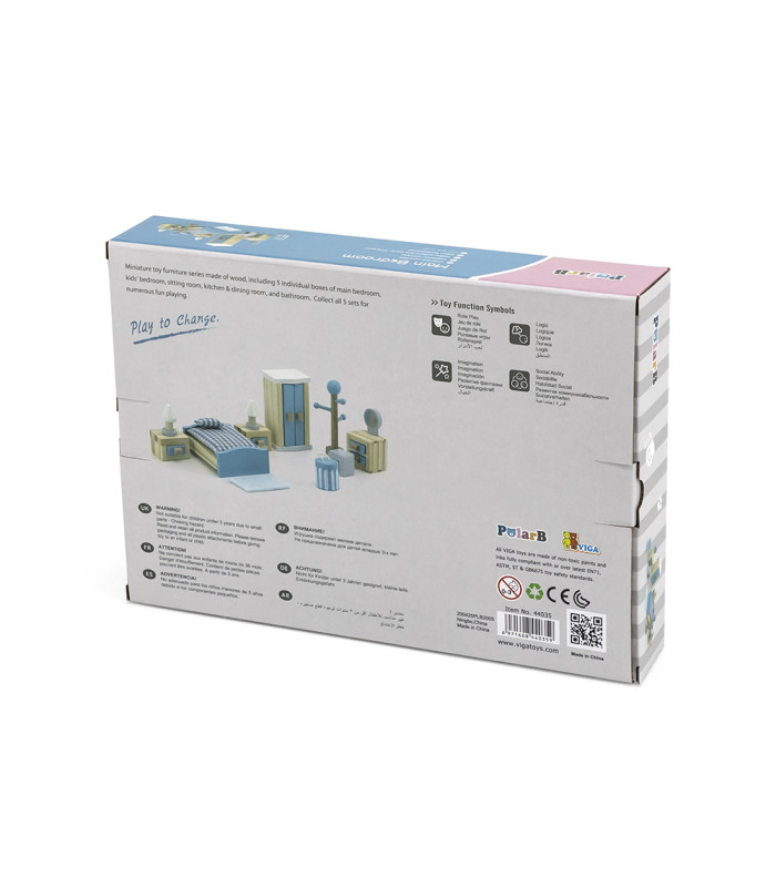 Master bedroom wooden house PolarB