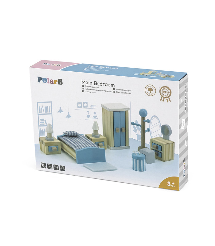 Dormitorio principal casa madera PolarB | Suite con tocador