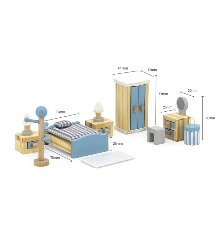 Dormitorio principal casa madera PolarB | Suite con tocador