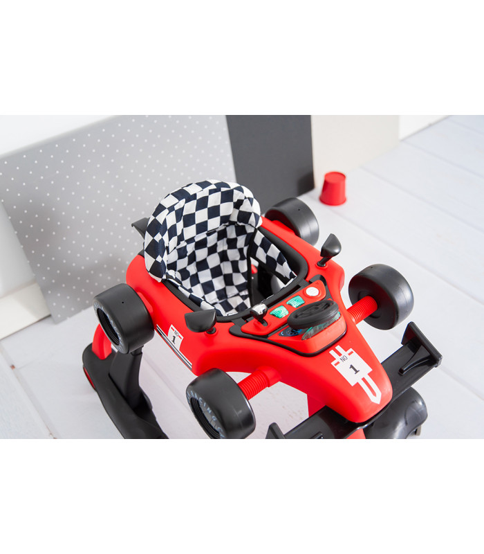 Compre o Andador racing 3 em 1 pelo melhor preço.