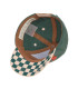 Baseball cap Casual | flexible visor beige embroidered smile