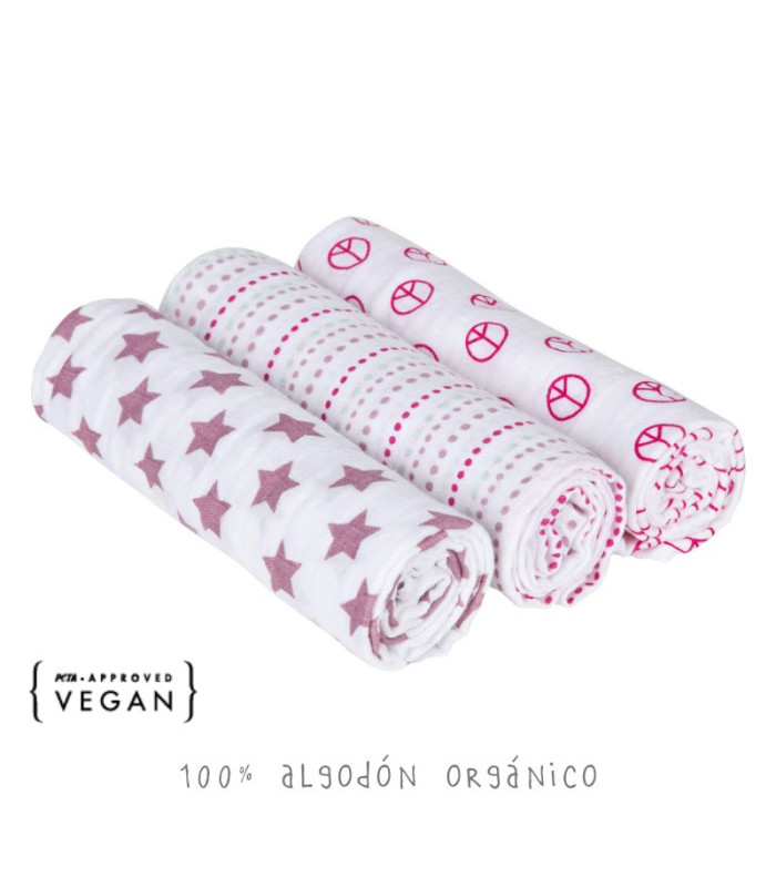 3 pack muslin basics Lässig