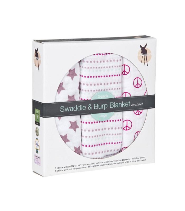 Comprar Pack 3 muselina basics Lässig a preço de oferta