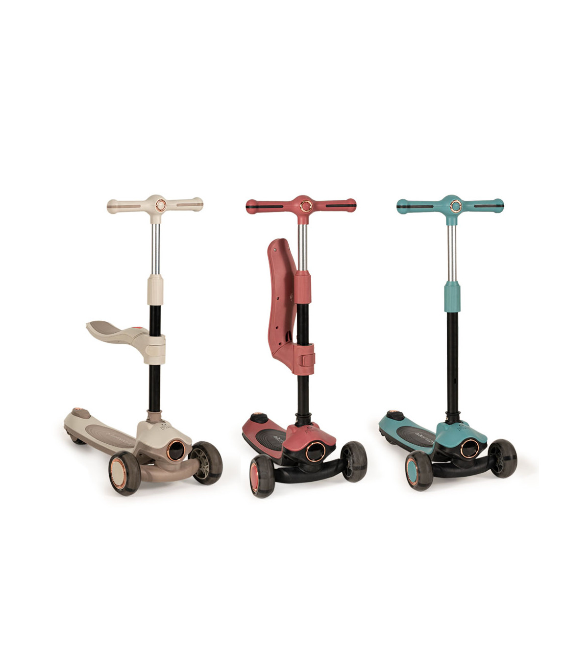 Patin Del Diablo Infantil Plegable y Ajustable con 2 Ruedas Y Luz Led | en línea