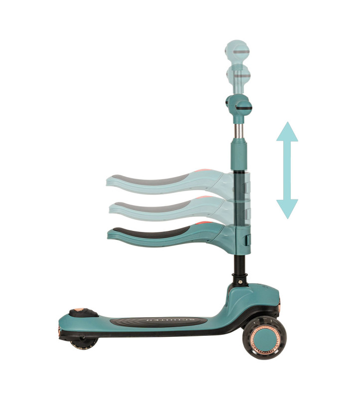 Patinete evolutivo Roller Olmitos | correpasillos con ruedas PU luminosas