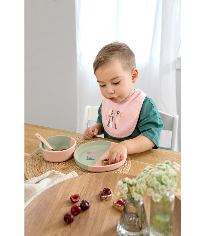 Pack of 5 Bibs Lässig | Organic Tiny Farmer 21.5x29cm