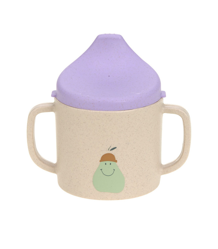 Vaso de aprendizaje celulosa Lässig | doble asa perro skater