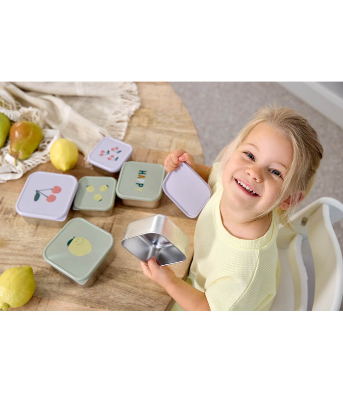 Comprar Snackbox 3 peças em aço inoxidável Lässig a um preço promocional.