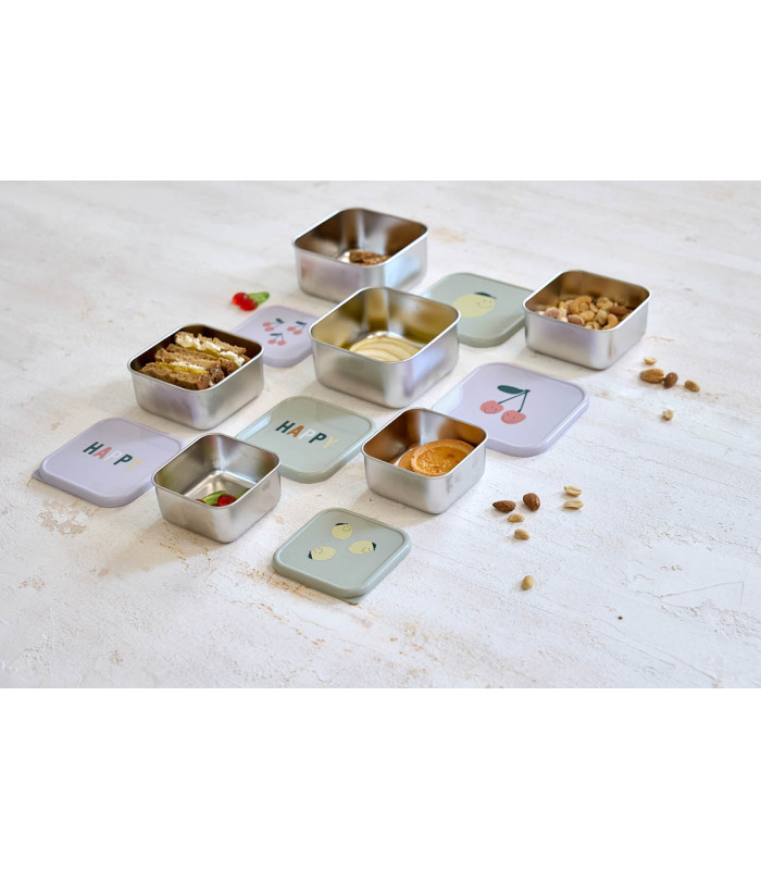 Comprar Snackbox 3 peças em aço inoxidável Lässig a um preço promocional.