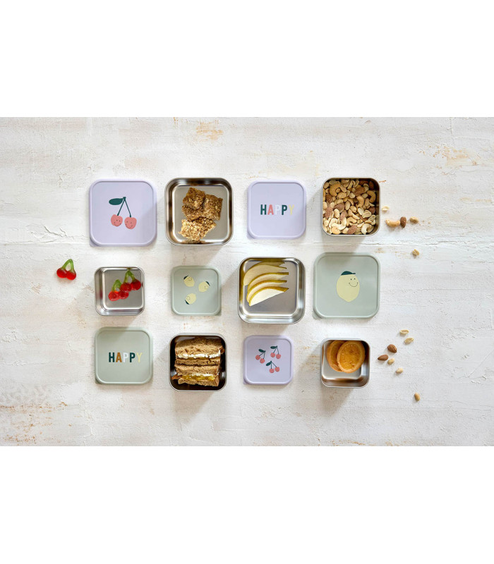 Comprar Snackbox 3 peças em aço inoxidável Lässig a um preço promocional.