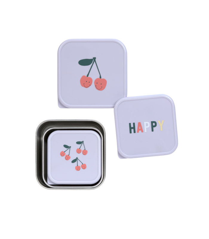 Comprar Snackbox 3 peças em aço inoxidável Lässig a um preço promocional.