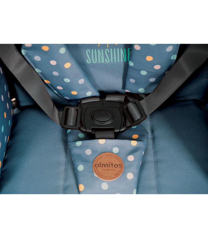 Asiento elevador mochila Olmitos | bandolera plegable 32x38x28 cm