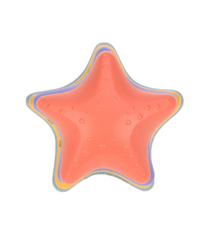 Stackable toy Lässig | Starfish stackable sieve 4 pieces