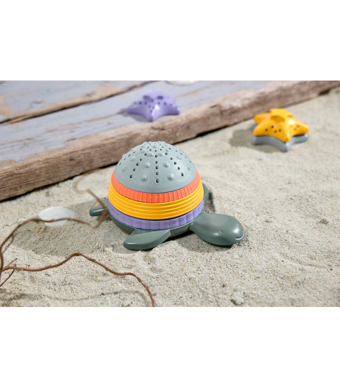 Stackable toy turtle Lässig | Colander shell 18.5 cm