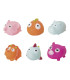 Red 6 bathroom toys Olmitos | Non-toxic rubber animals