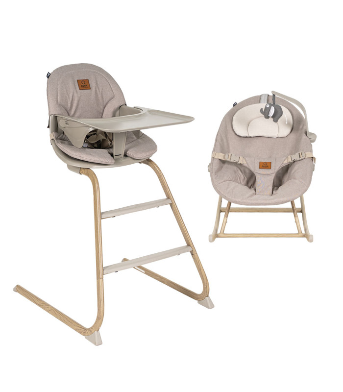 Hamaca + trona 4 en 1 Aura de Niu | Resistencia 60 kg y base curva