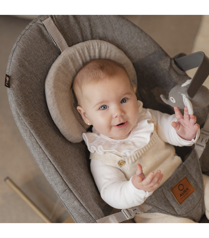 Hamaca + 4-in-1 Aura high chair by Niu | 60 kg resistance and curved base