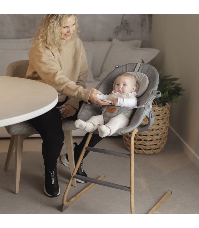 Hamaca + 4-in-1 Aura high chair by Niu | 60 kg resistance and curved base