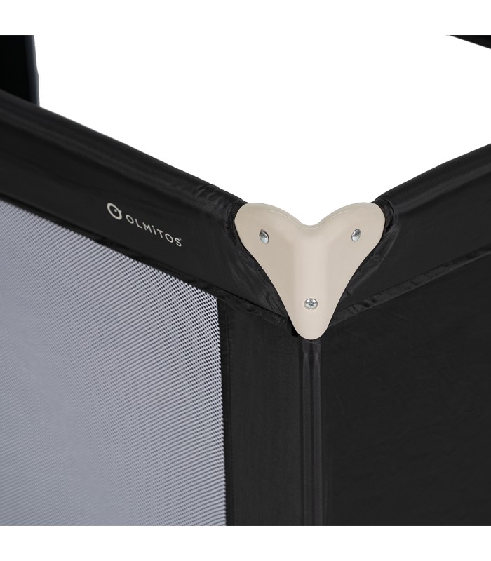 Cuna viaje básica Olmitos | Ruedas con freno y malla lateral 125x65