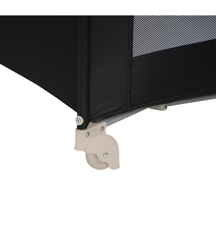 Cuna viaje básica Olmitos | Ruedas con freno y malla lateral 125x65