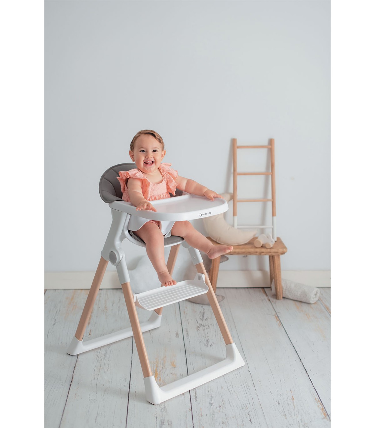 Wooden highchair with hammock Olmitos
