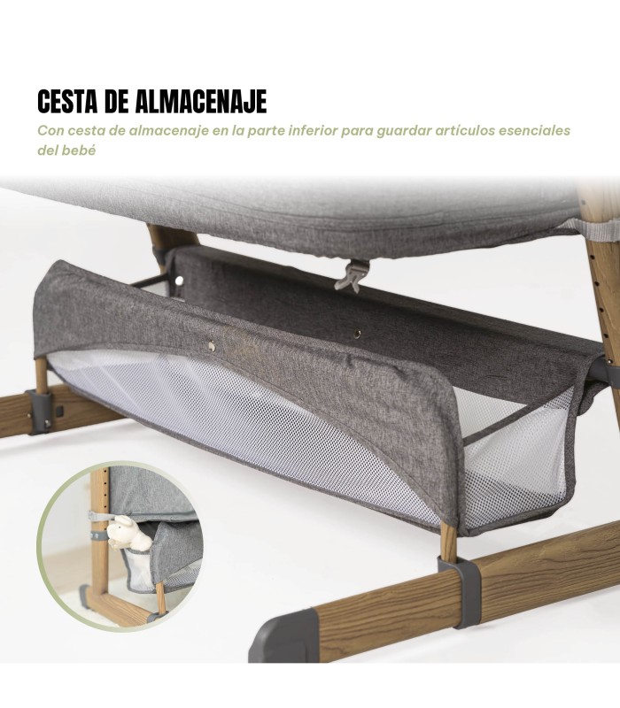 Minicuna 4 en 1 SOMNI Niu | Evolutiva 7 alturas y sofá-cama