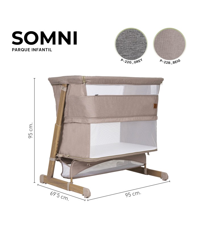 4 en 1 mini crib SOMNI Niu