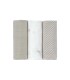 Pack 3 muselinas algodón 80x80 cm. Lässig | Arcoíris bordado