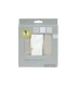 Pack 3 muselinas algodón 80x80 cm. Lässig | Arcoíris bordado