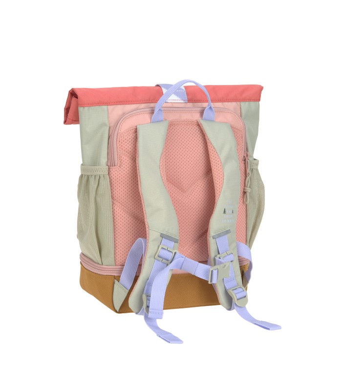 Mochila Rolltop mini Lässig | velcro ajustable mosquetón