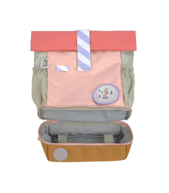 Mini Rolltop Backpack | adjustable velcro carabiner