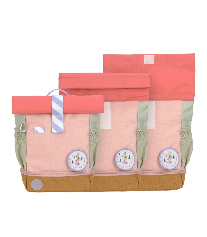 Mochila Rolltop mini Lässig | velcro ajustable mosquetón