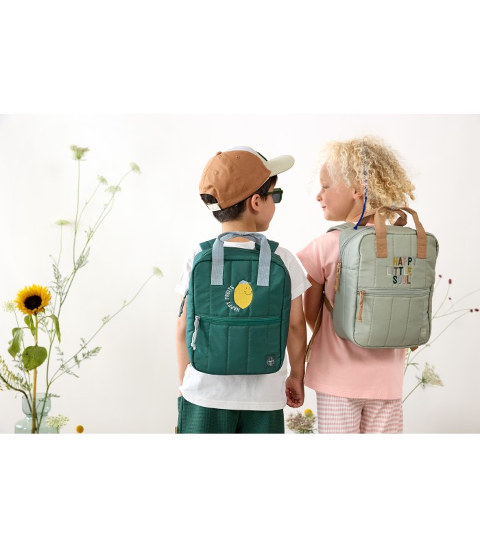 Mini mochila Square Lässig | forma cuadrada bordado 5.5l