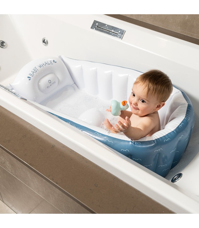 Bañera hinchable Olmitos | Evolutiva 0 a 5 años 85x57x28cm