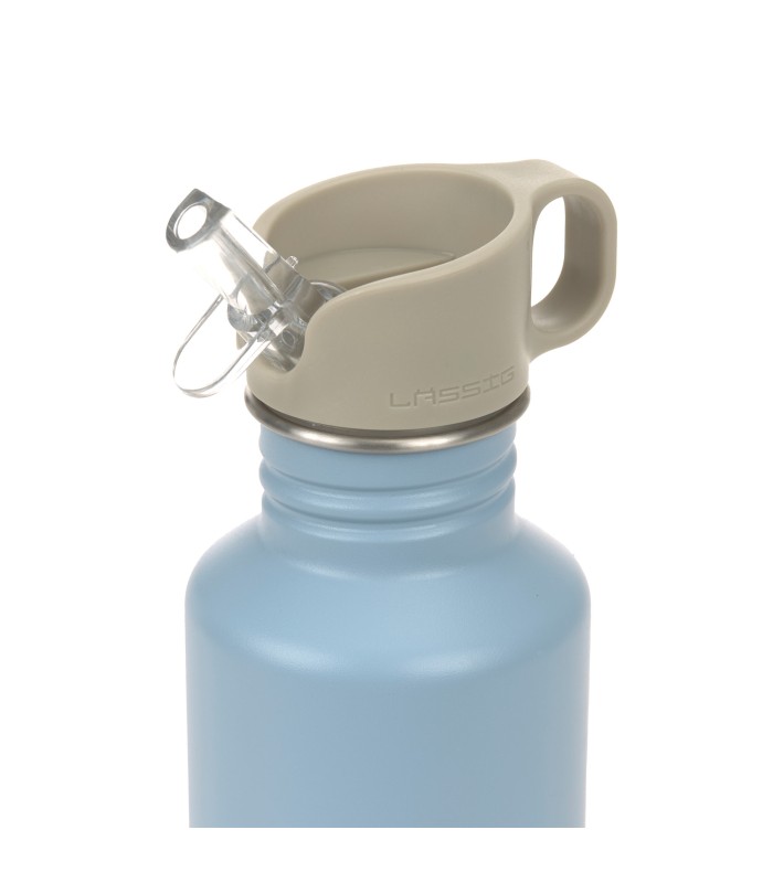 Botella acero inoxidable 500 ml. Lässig | Hermético azul 17cm