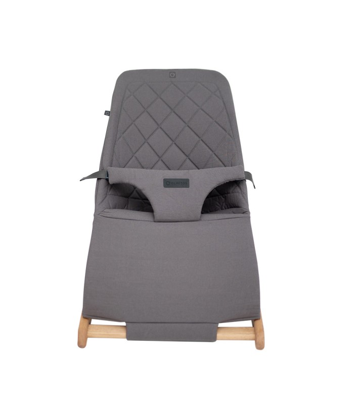 Hamaca de madera Maya Olmitos | Madera haya y algodón gris