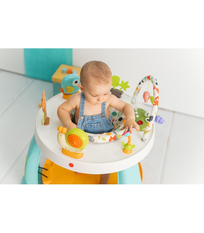 Centro de actividades 2 en 1 Olmitos | Saltador rebote 360º