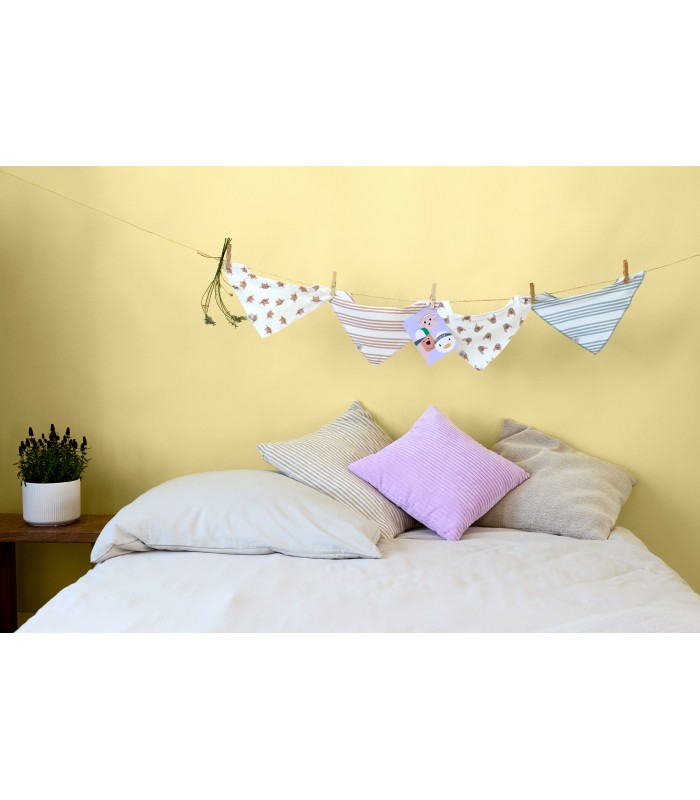 Pack 2 u. bandana algodón Lässig | 34x25cm perros rayas