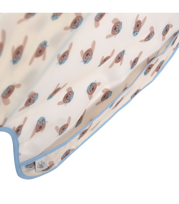 Pack 2 U. baberos de manga larga Lässig | 36x80cm puños elásticos