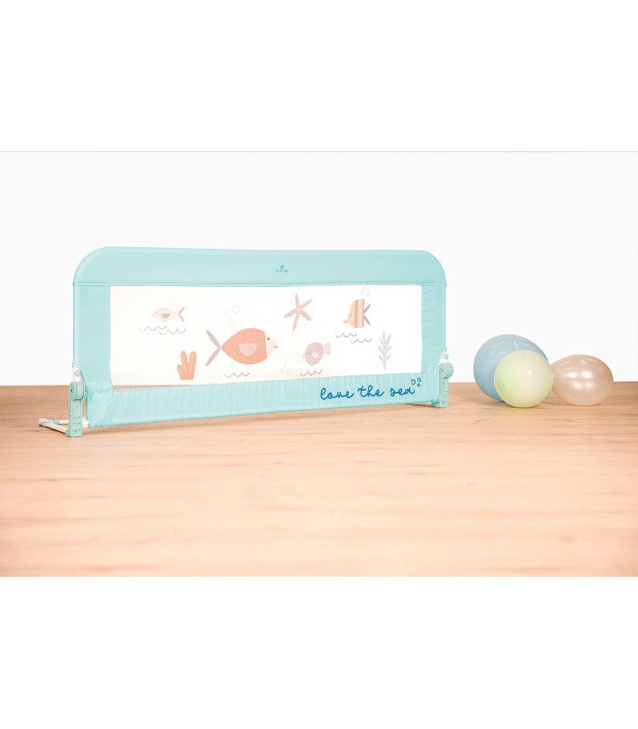 Barrera cama nido 150 cm Olmitos | Estampado Love the Sea 59,5cm altura