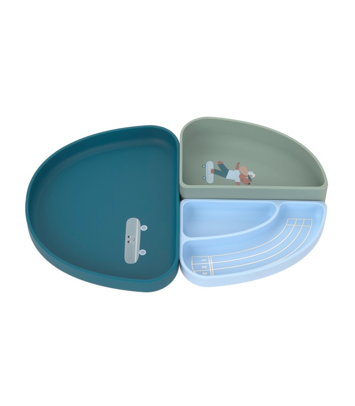 Conjunto de pratos de silicone Lässig