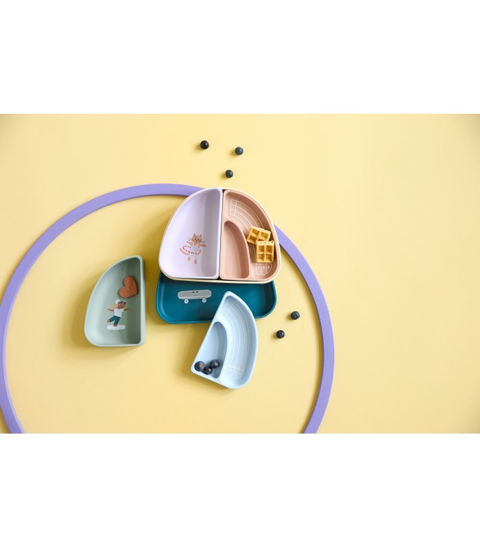 Conjunto de pratos de silicone Lässig