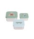 Snackbox stainless steel 3pcs. Lassig