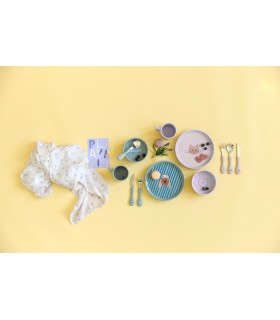 Pair of stainless steel cutlery Lässig