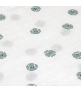 Pack 3 muselinas bambú 80x80 Lässig