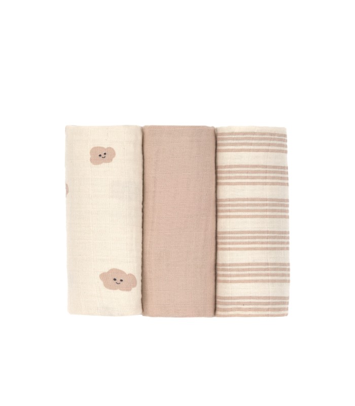 Comprar Pack 3 musselinas 60x60 cm. Lässig a preço de oferta