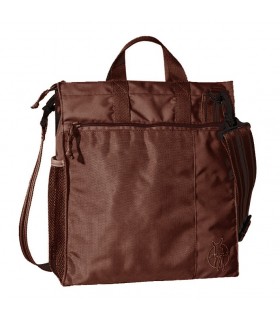 Buggy Bag Lässig | Universal fastening system and coffee-colored technical fabric