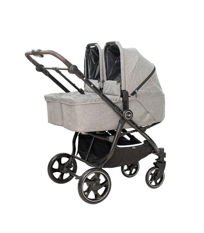 Capazo gemelar VentTwin+ Niu | Peso 4kg y liberación rápida