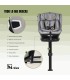 Silla de auto Siena de Niu | reclinable 5 etapas 40-105 cm