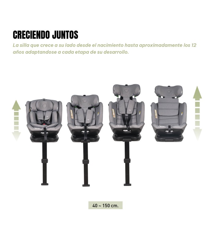 Car Seat Siena by Niu | reclining 5 stages 40-105 cm